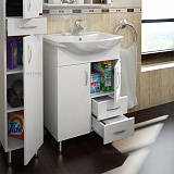 Тумба под раковину Грация 60 2 ящика Санта 201020