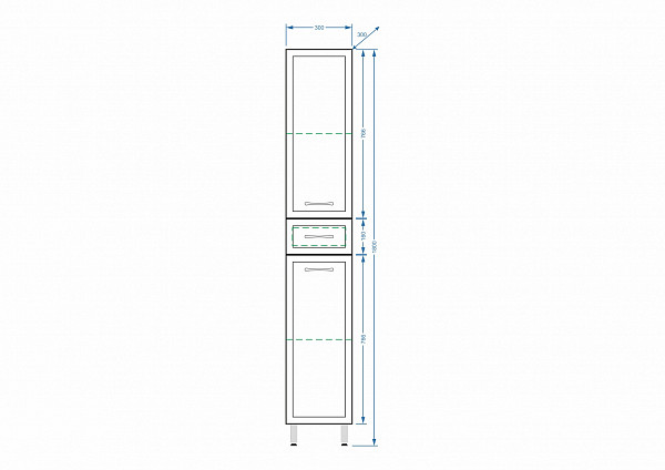 Шкаф-пенал "Концепт 30"