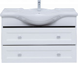 Тумба под раковину Aquanet Монте 105 белый матовый 00303999