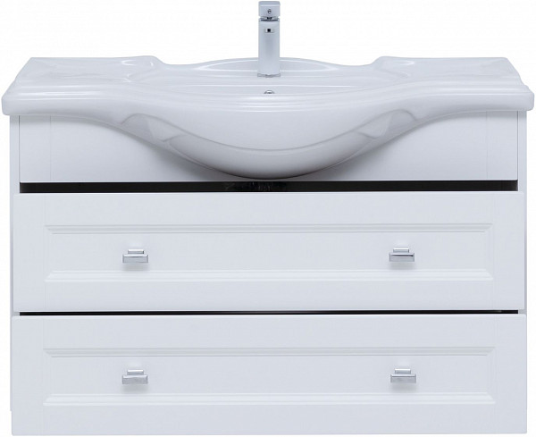 Тумба под раковину Aquanet Монте 105 белый матовый 00303999