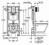 Инсталляция для унитаза 4 в 1 GROHE Solido Perfect с подвесным унитазом 39186000