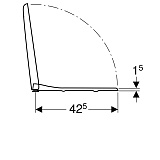 Крышка-сиденье для унитаза Geberit Smyle 500.236.01.1 с микролифтом