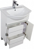 Тумба с раковиной Aquanet Доминика 60 белый 00212754