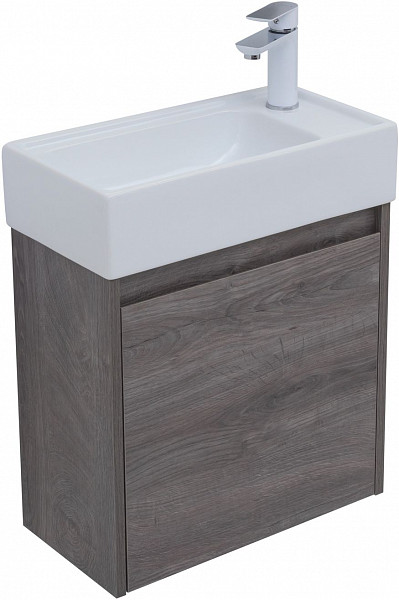 Тумба под раковину Aquanet Nova Lite 50 дуб рошелье (1 дверца) 00298854