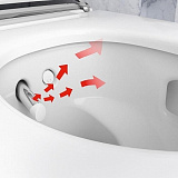 Унитаз-биде подвесной Geberit AquaClean Mera Comfort 146.214.11.1 с системой удаления запахов, панель белая