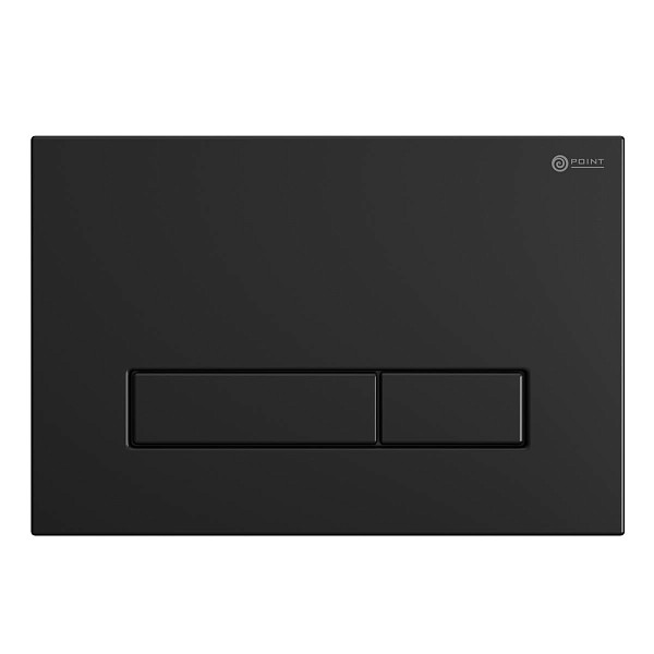 Сет: Система инсталляции Point Элемент для подвесного унитаза PN45120 + Клавиша смыва для инсталляции Point Меркурий, черная матовая, PN44831BM + Унитаз подвесной Point Виктория безободковый, сиденье микролифт PN41061