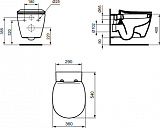 Унитаз подвесной Ideal Standard Connect AquaBlade E047901