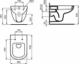 Унитаз подвесной с инсталляцией Ideal Standard W990101
