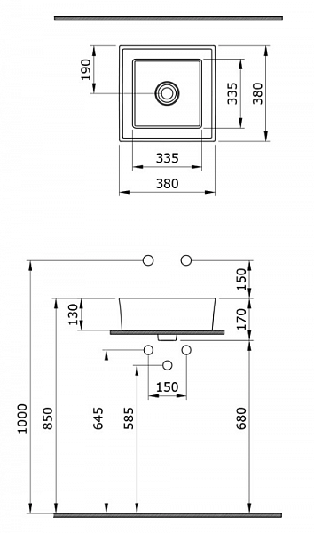 Раковина Bocchi Vessel 1173-005-0125 черная