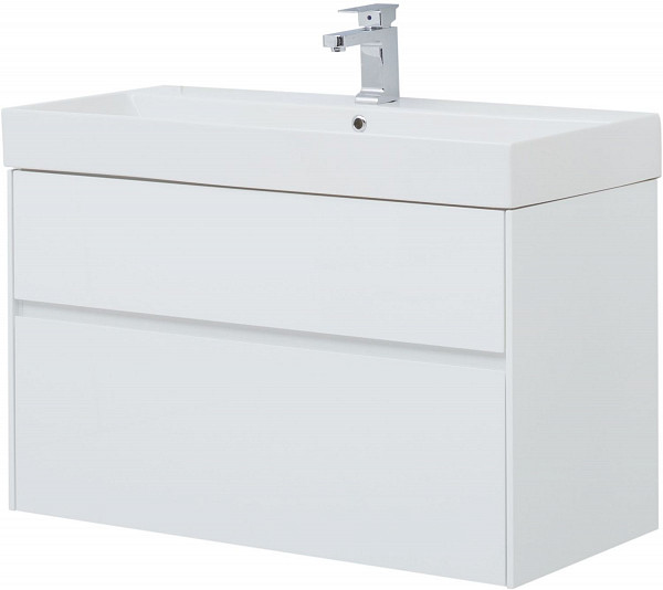 Тумба под раковину Aquanet Бруклин 100 белый 00203961