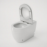 Унитаз GR-PR-5502 impuls (570*360*450) БЕЛЫЙ напольный с тонкой крышкой, 1 место