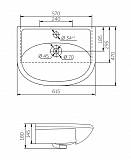 Мебельная раковина Уют 60 Санта