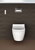 Унитаз-биде подвесной Geberit AquaClean 146.294.SJ.1 стекло черное