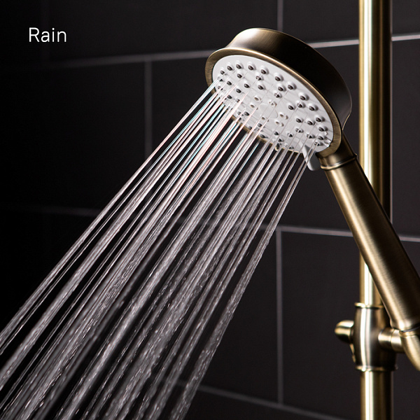 Смеситель для ванны с верхним душем, Oldie, IDDIS, OLDBR3Fi06