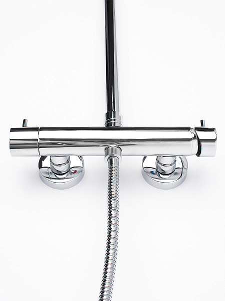 AQM 8001CR Душевая система для душа со смесителем AQUAme  Хром