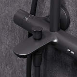 F0780522 Like душ.система, набор: смеситель д/ванны/душа с термостатом, верх.душ.d 220 мм, ручной ду