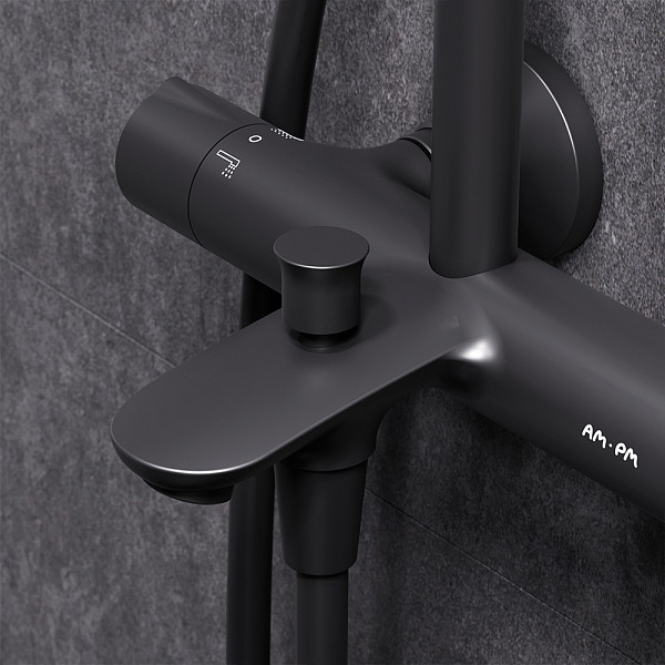 F0780522 Like душ.система, набор: смеситель д/ванны/душа с термостатом, верх.душ.d 220 мм, ручной ду