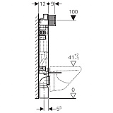Система инсталляции для унитазов Geberit Kombifix 110.350.00.5