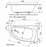 Акриловая ванна Ideal Standard Playa T963401 160х90 см угловая правая