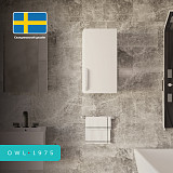 Полупенал Vind, 30, белый лак