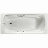 Стальная ванна Roca Swing Plus 170x75 236755000 с отверстиями под ручки
