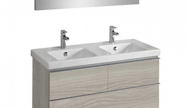 Двойная подвесная раковина Jacob Delafon Odeon Up  120х50 см E4730-00