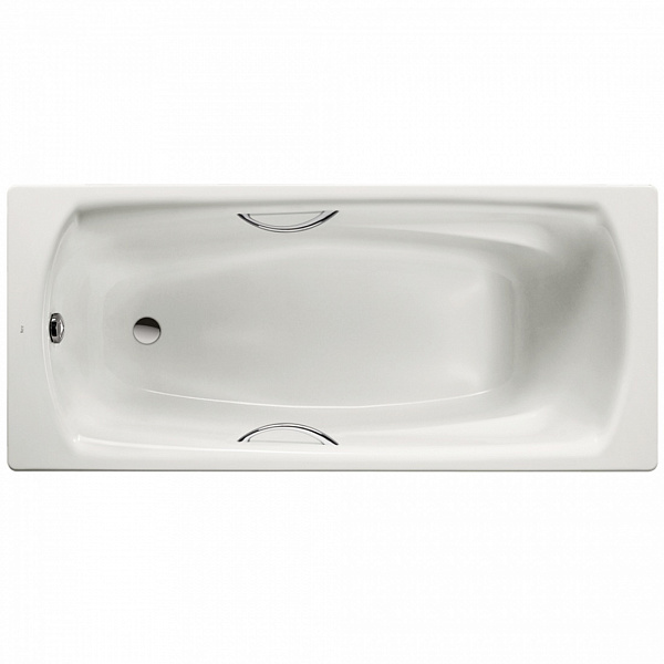 Стальная ванна Roca Swing Plus 170x75 236755000 с отверстиями под ручки