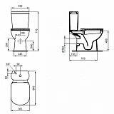 Крышка-сиденье Ideal Standard Vista R191301