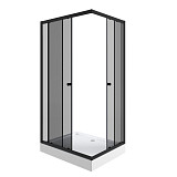 Душ. уголок NG-012-14QT (1200х800х1950) низкий поддон(13см) стекло ТОНИРОВАННОЕ, 2 места