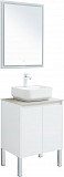Мебель для ванной Aquanet Nova Lite 60 белый глянец (2 дверцы) 00302532