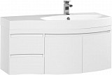 Тумба под раковину Aquanet Опера 115 R белый (2 дверцы 2 ящика) 00169654