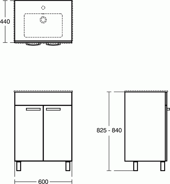 Тумба под раковину Ideal Standard Tempo E3239WG