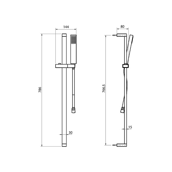 Душевой гарнитур "Koller Pool" NEON
