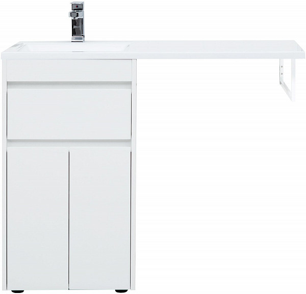Тумба под раковину Aquanet Токио 48 белый (напольная, 1 ящик, 2 дверцы) 00237744
