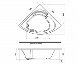 Акриловая ванна Roca Bali 150x150 ZRU9302916