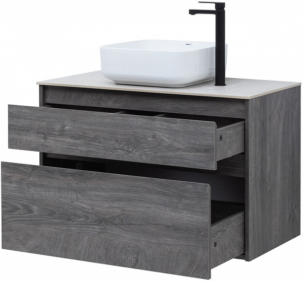 Тумба под раковину Aquanet Nova Lite 90 дуб рошелье (2 ящика) 00242267