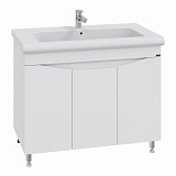 Тумба для умывальника напольная "Сатурн 105" 3 дв.( ум. Леонардо 105) СанТа