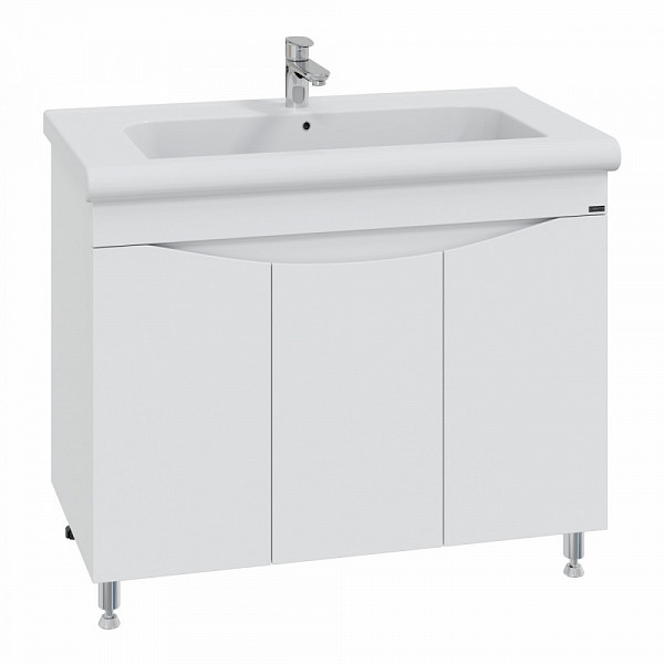 Тумба для умывальника напольная "Сатурн 105" 3 дв.( ум. Леонардо 105) СанТа