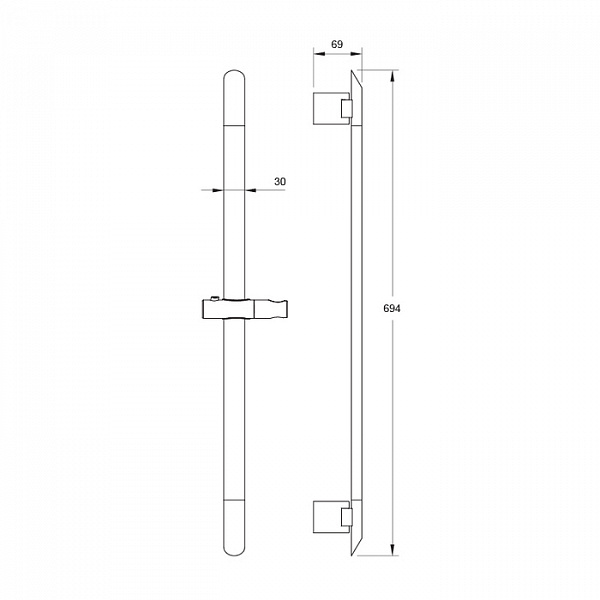 Стойка для душа, Mirro, IDDIS, MIR6940i17