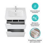 Тумба Hella stor 65, белый лак