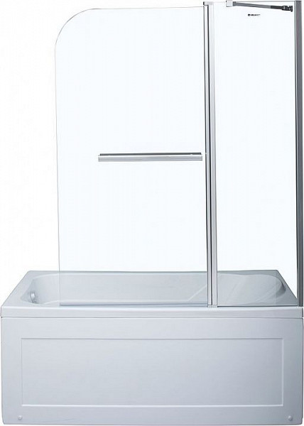 Шторка для ванны Aquanet SG-1200, прозрачное стекло SG-1200