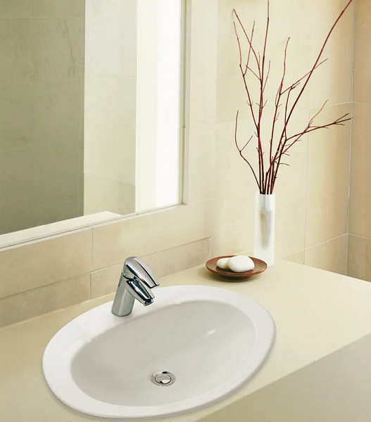 Встраиваемая раковина Jacob Delafon Ovale Dessus 63х48 см E1273-00