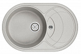 Мойка кухонная Granula овальная кварц 7801, БАЗАЛЬТ
