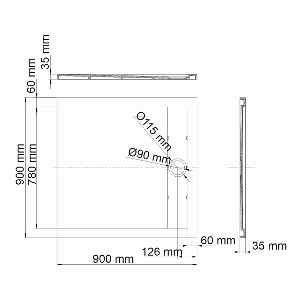 20T03 Душевые поддоны Wasserkraft