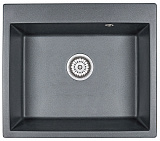 Мойка кухонная Granula квадратная кварц 6001, ШВАРЦ