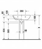 Раковина Duravit ME by Starck 2335650030