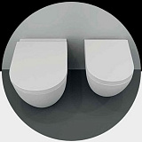 Чаша унитаза подвесного Bocchi XL 1167-001-0129 белая