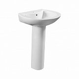 Раковина Azario 55х46,5х80 подвесная, белая (AZ-3007)