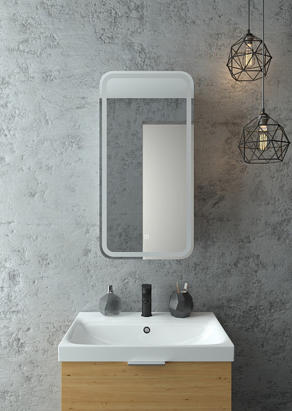 Зеркало-шкаф Континент "Elliott LED" 400х800 правый