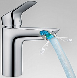 Смеситель для раковины Hansgrohe Logis 100 71101000 без донного клапана